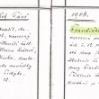 Narozen� v Homili 1906