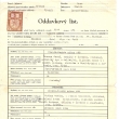 Oddací list Josefa (1911) a Anežky Kuthan (1913)