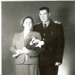 Svatebn� foto Josefa (1911-1992) s druhou man�elkou