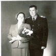 Svatební foto Josefa (1911-1992) s druhou manželkou